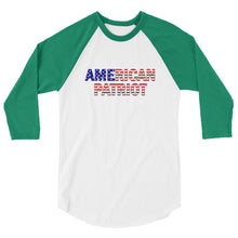 Load image into Gallery viewer, American Patriot (USA) 3/4 sleeve raglan shirt
