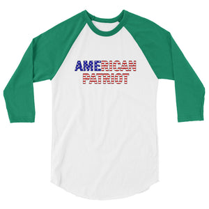 American Patriot (USA) 3/4 sleeve raglan shirt