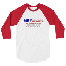 Load image into Gallery viewer, American Patriot (USA) 3/4 sleeve raglan shirt
