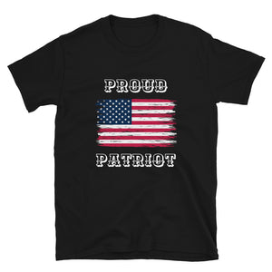 Proud Patriot American Flag Short-Sleeve Unisex T-Shirt
