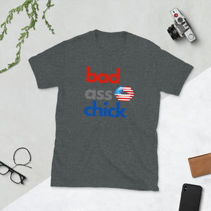 Bad Ass chick 💋 Short-Sleeve Unisex T-Shirt