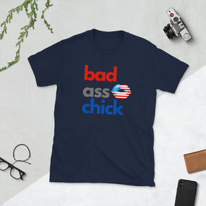 Bad Ass chick 💋 Short-Sleeve Unisex T-Shirt