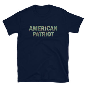 American Patriot Camo Short-Sleeve Unisex T-Shirt