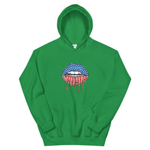 Load image into Gallery viewer, USA Lips Unisex Hoodie

