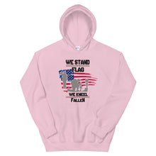 Load image into Gallery viewer, We Stand For The Flag Unisex Hoodie
