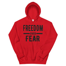 Cargar imagen en el visor de la galería, Freedom over Fear Unisex Hoodie
