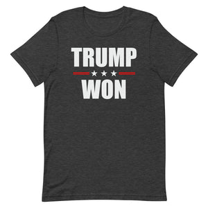 TRUMP WON Short-Sleeve Unisex T-Shirt