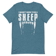 Cargar imagen en el visor de la galería, Wasn’t Born to be a Sheep Short-Sleeve Unisex T-Shirt
