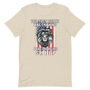 NOT A SHEEP Short-Sleeve Unisex T-Shirt