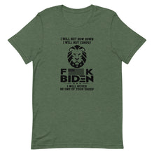 Load image into Gallery viewer, F**K BIDEN ! not one of your sheep!Short-Sleeve Unisex T-Shirt
