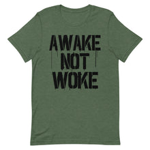 Cargar imagen en el visor de la galería, AWAKE NOT WOKE Short-Sleeve Unisex T-Shirt
