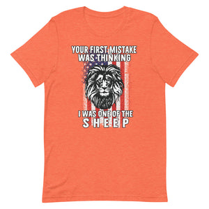 NOT A SHEEP Short-Sleeve Unisex T-Shirt