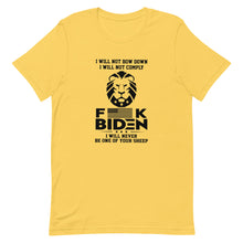 Load image into Gallery viewer, F**K BIDEN ! not one of your sheep!Short-Sleeve Unisex T-Shirt
