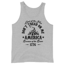 Load image into Gallery viewer, Don’t tread on me Unisex Tank Top

