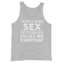 Load image into Gallery viewer, Government F**ks Me Everyday!  Unisex Tank Top

