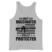 Load image into Gallery viewer, Not Vaccinated fully protected Unisex Tank Top
