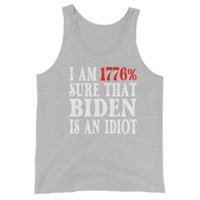 Load image into Gallery viewer, Biden is an Idiot Unisex Tank Top

