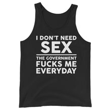 Load image into Gallery viewer, Government F**ks Me Everyday!  Unisex Tank Top
