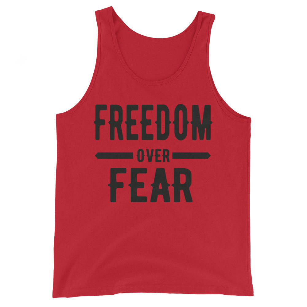 Freedom over Fear Unisex Tank Top