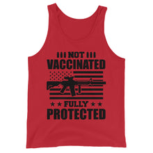 Load image into Gallery viewer, Not Vaccinated fully protected Unisex Tank Top
