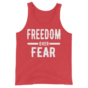 Freedom over Fear Unisex Tank Top