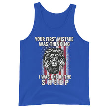 Load image into Gallery viewer, NOT A SHEEP Unisex Tank Top
