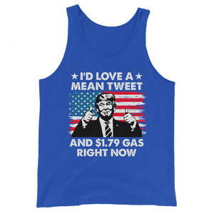 Mean Tweets and Cheap Gas Unisex Tank Top