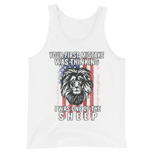 Load image into Gallery viewer, NOT A SHEEP Unisex Tank Top
