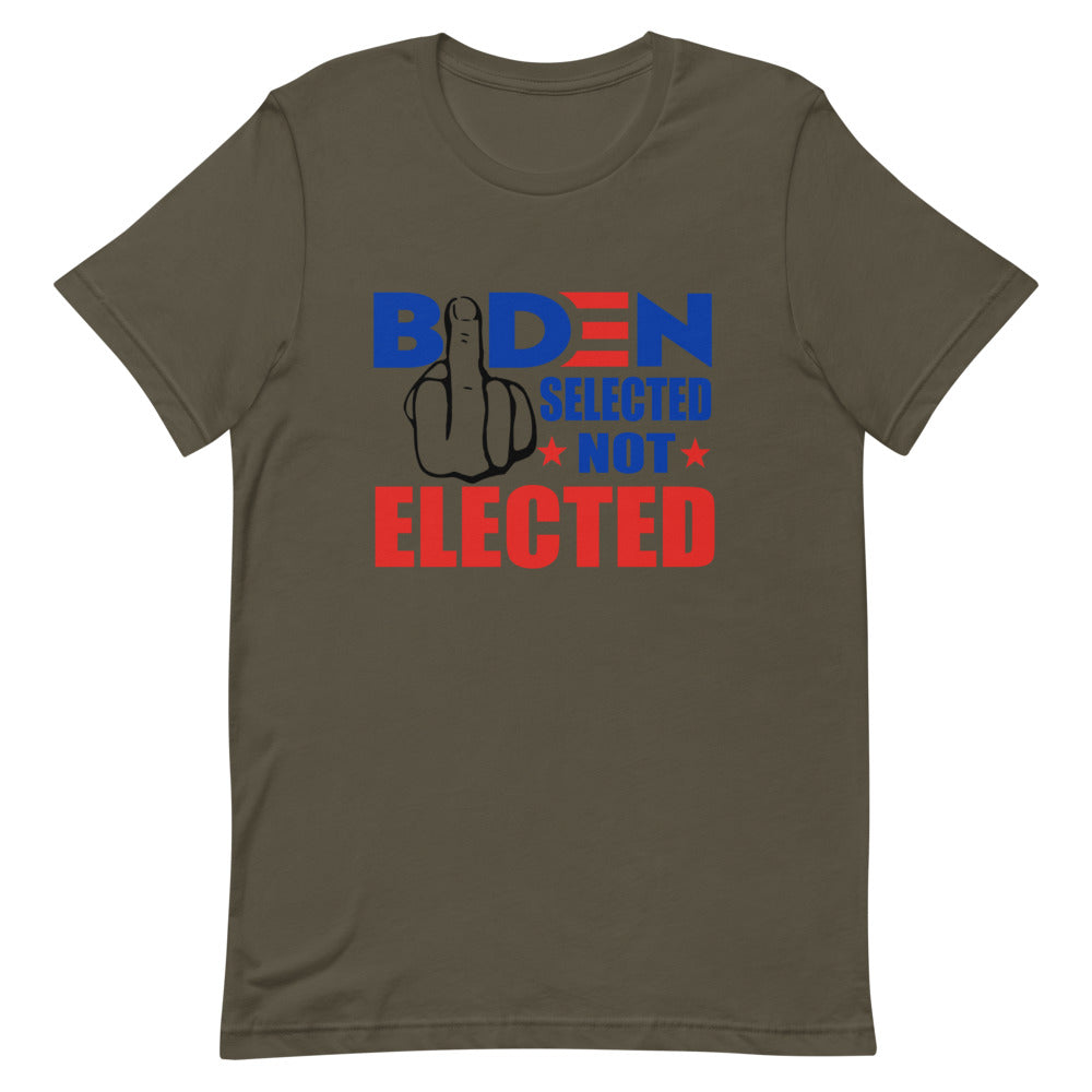 Biden Selected not Elected Short-Sleeve Unisex T-Shirt
