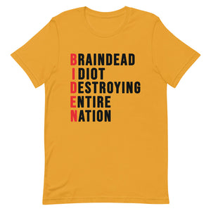 Biden destroying Nation Short-Sleeve Unisex T-Shirt