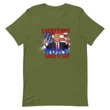 Load image into Gallery viewer, Everything woke turns to SH*T Short-Sleeve Unisex T-Shirt
