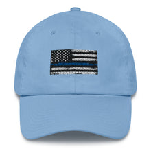 Load image into Gallery viewer, Thin blue line Cotton Cap
