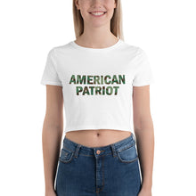Load image into Gallery viewer, American Patriot Women’s Crop Tee - Real Tina 40
