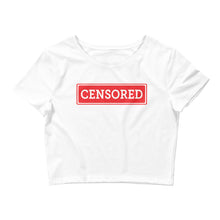 Cargar imagen en el visor de la galería, Censored Women’s Crop Tee

