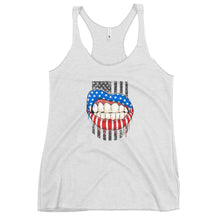 Load image into Gallery viewer, American Lips with attitude Women&#39;s Racerback Tank
