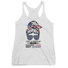 Load image into Gallery viewer, Moms Raising LIONS NOT SHEEP Women&#39;s Racerback Tank

