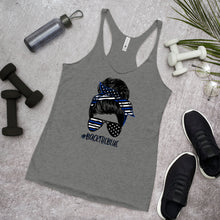 Load image into Gallery viewer, Back The Blue Women&#39;s Racerback Tank
