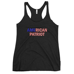 American Patriot Flag Women's Racerback Tank