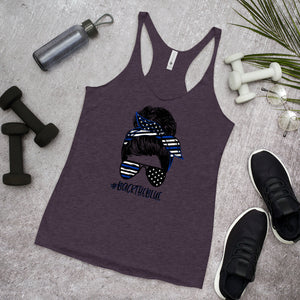 Back The Blue Women's Racerback Tank