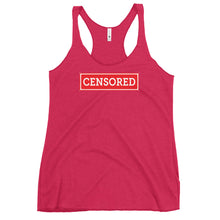 Load image into Gallery viewer, Censored Women&#39;s Racerback Tank
