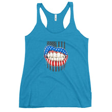 Load image into Gallery viewer, American Lips with attitude Women&#39;s Racerback Tank
