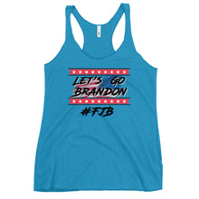 Load image into Gallery viewer, Let’s go Brandon FJB Women&#39;s Racerback Tank
