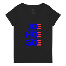 Cargar imagen en el visor de la galería, Joe and the Hoe Gotta Go Women’s recycled v-neck t-shirt
